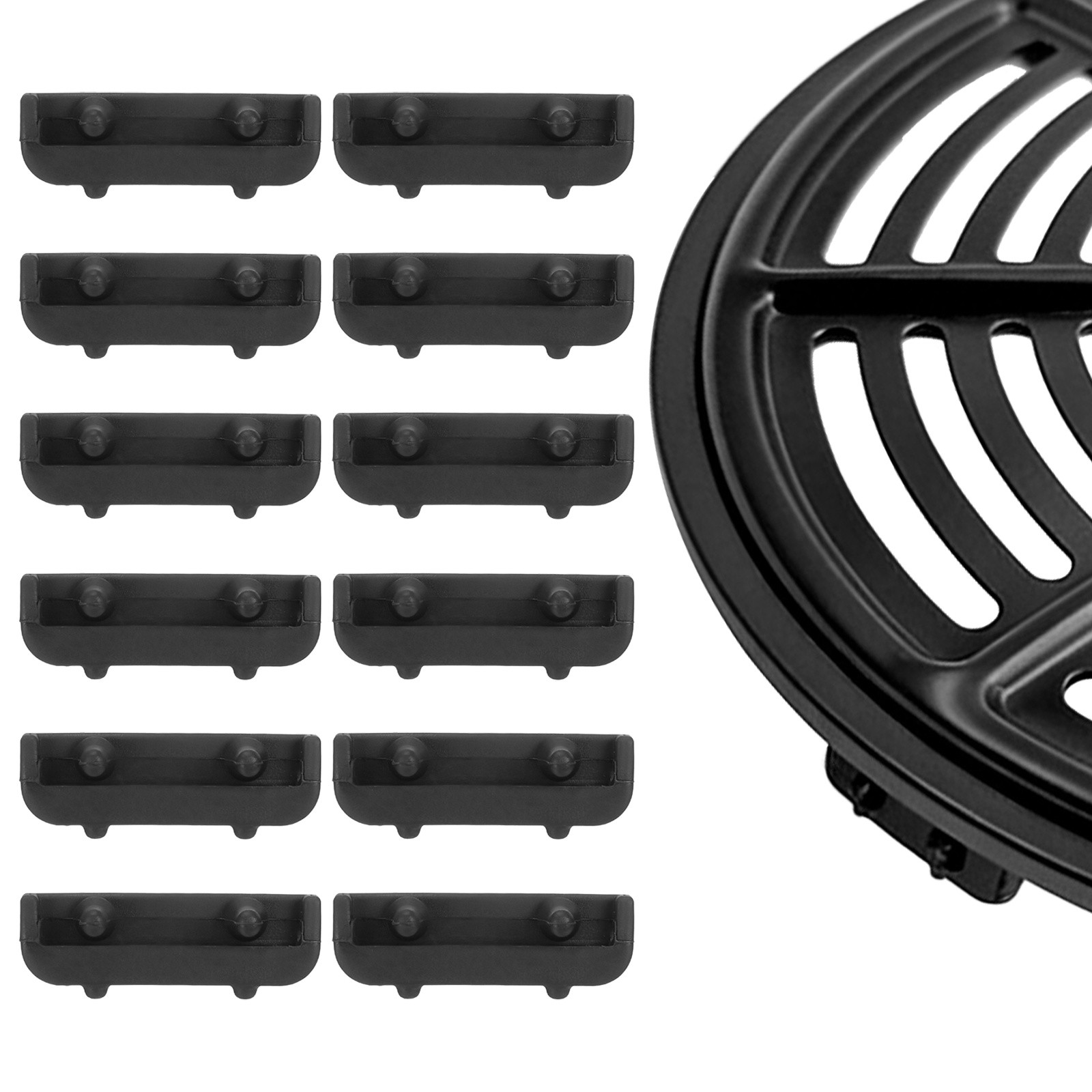 12Pcs Air Fryer Replacement Parts for Air Fryer 1.2x0.4x0.5 Inch, Rectangular