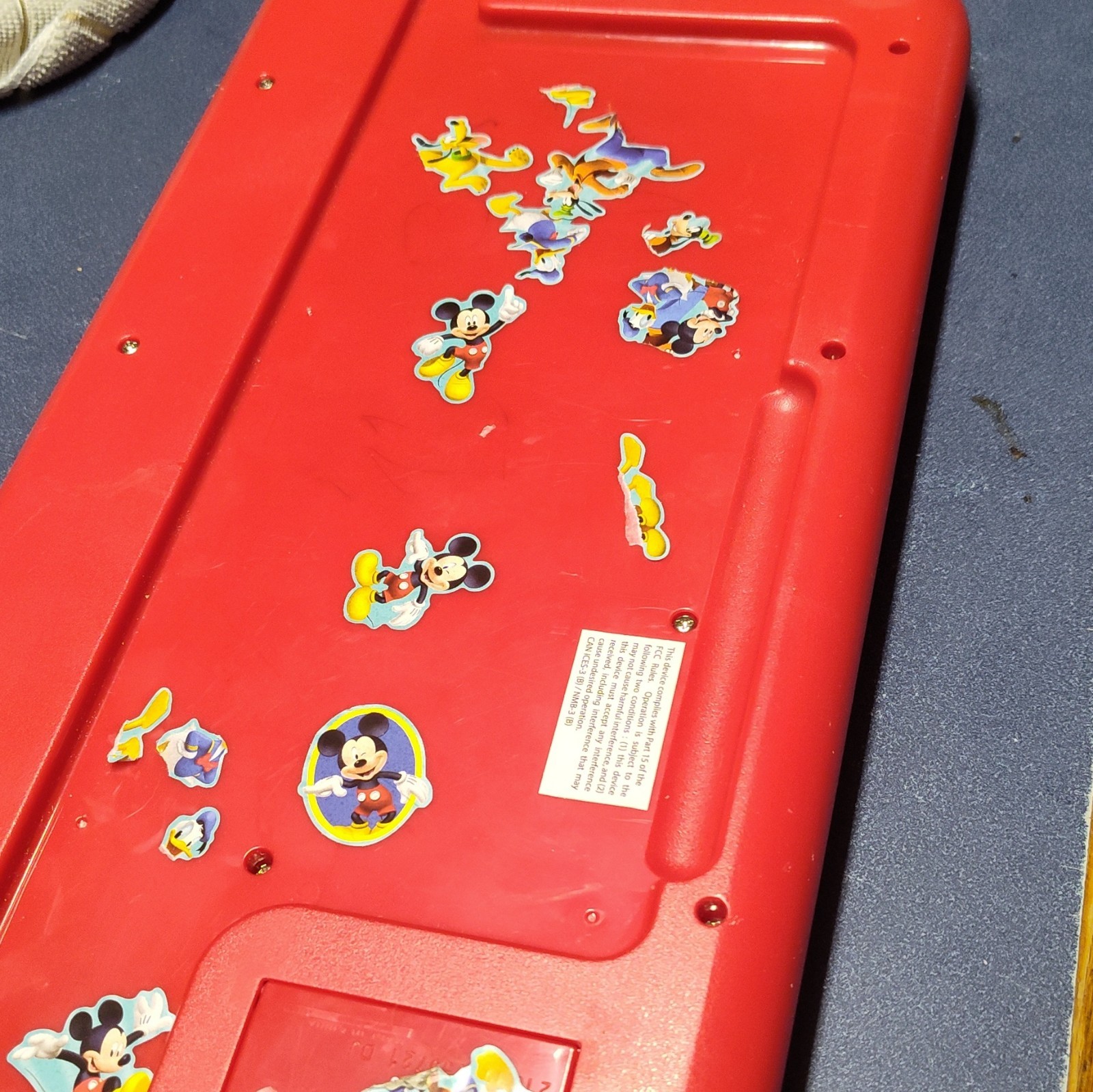 Disney Junior Mickey 28-Key Electronic Keyboard, Red/Yellow, Synth, Beginner