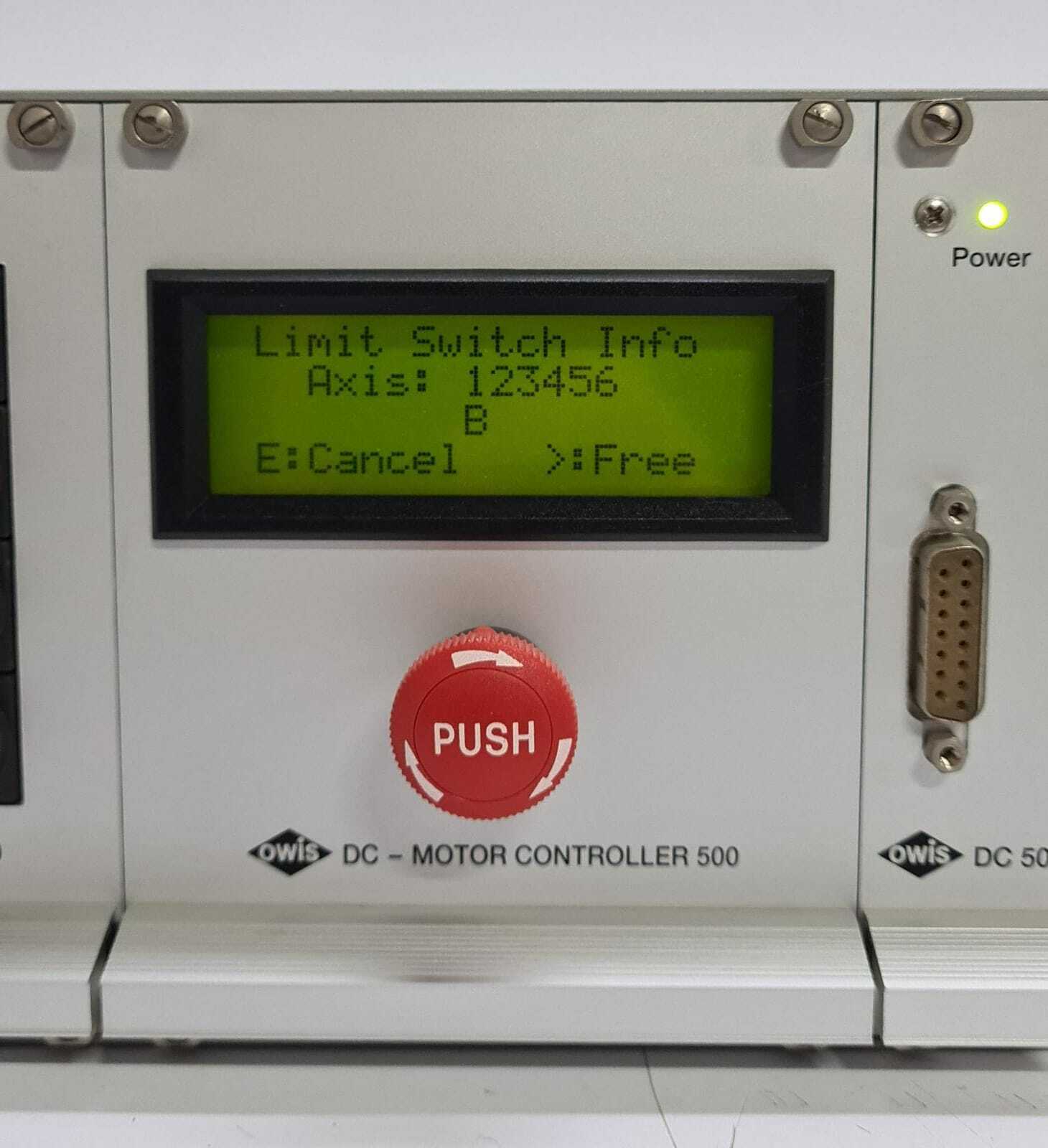 OWIS DC500 DC-MOTOR CONTROLLER 500 Axis Motion Linear Stage