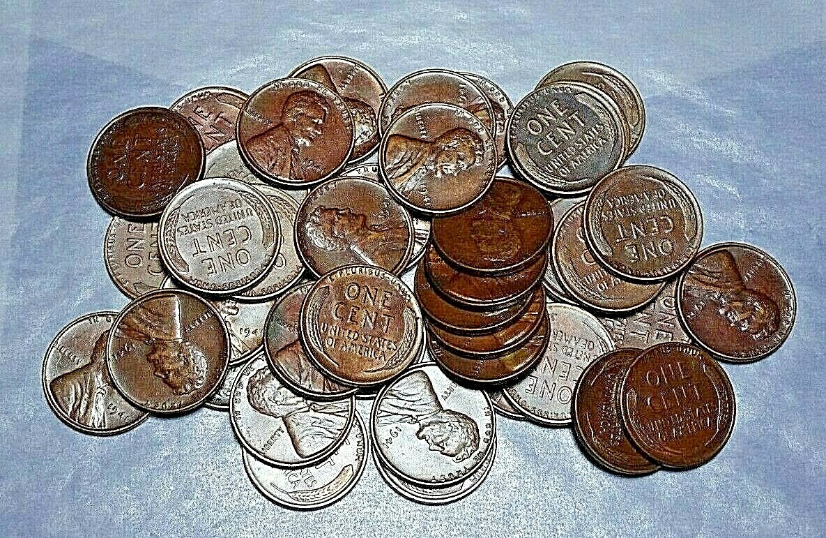 1 (ONE) 1941-P LINCOLN CENTS "F-VF" FINE TO VERY FINE OR (BETTER) LOW PRICE BUY!