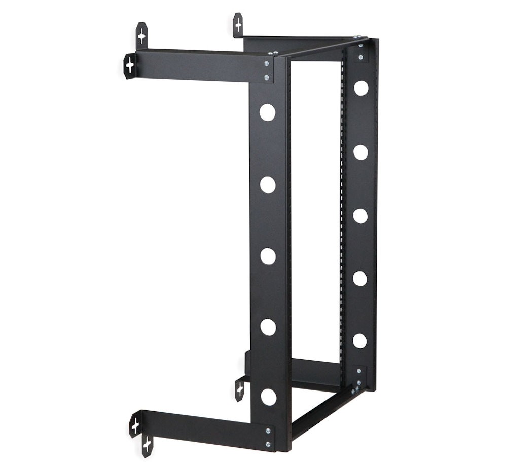 16U Fixed V-Line Wall Mount Rack 18 inches Deep