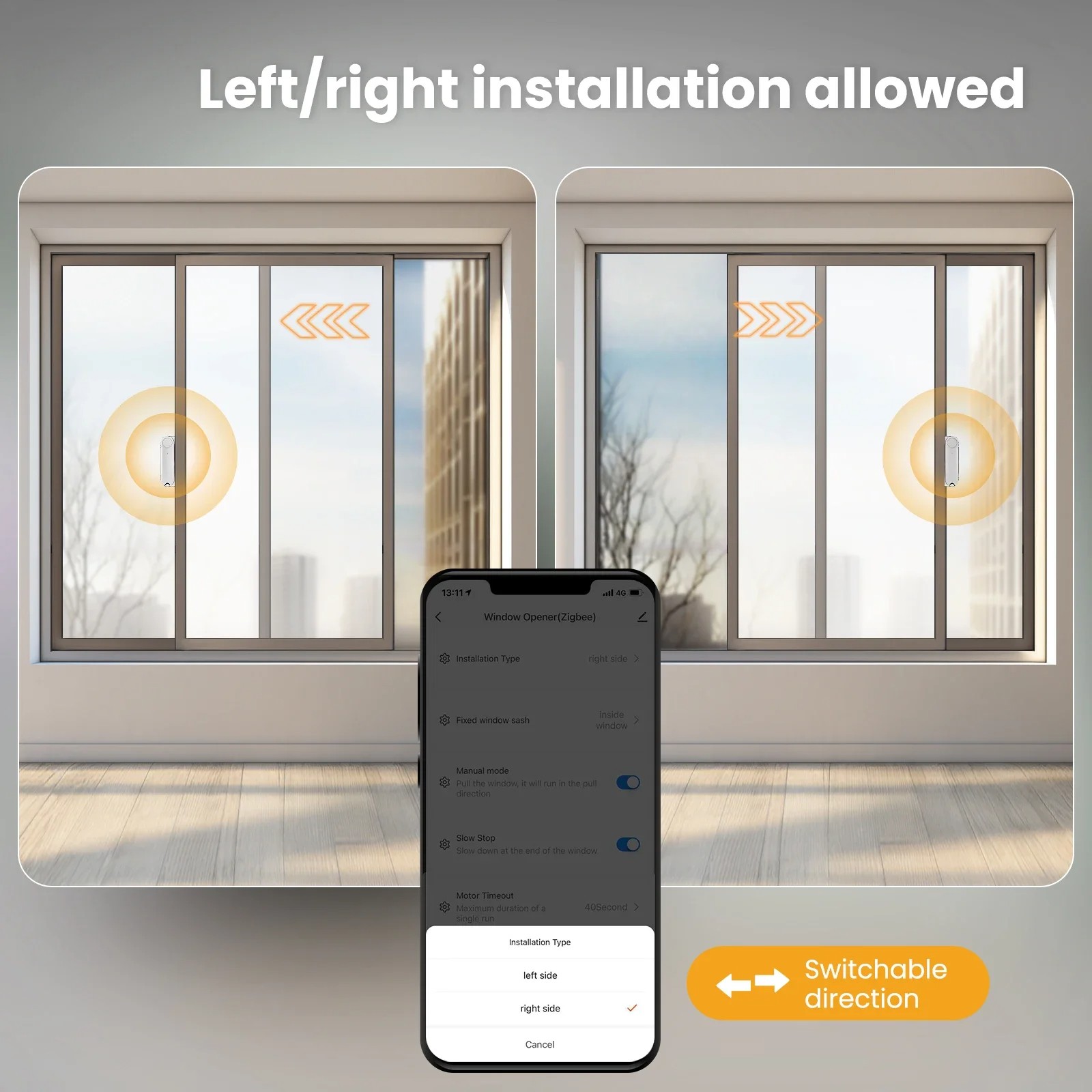 Smart Electric Window Opener Solar Wireless Automatic Timer Tuya Zigbee APP AU