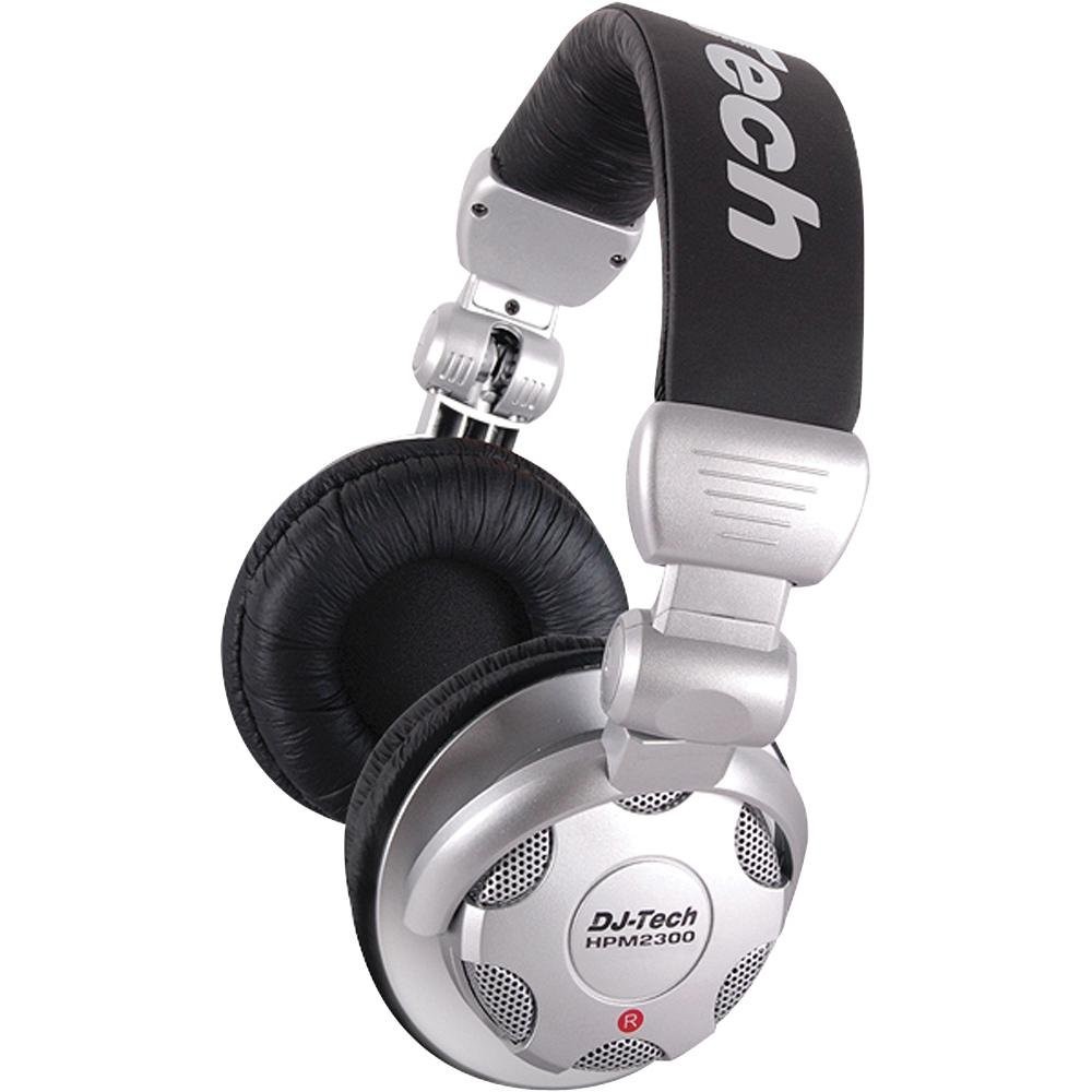 DJ Tech HPM2300 High Definition Rugged DJ Headphones, 50 Hz-20 kHz Frequency
