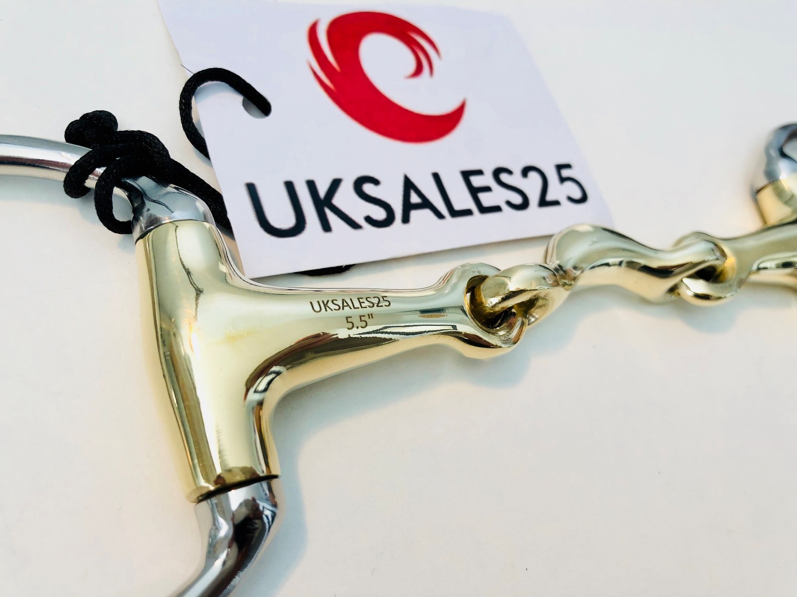 Teether Half Moon Bridle Bit (UKSALES25) Same Day Shipping