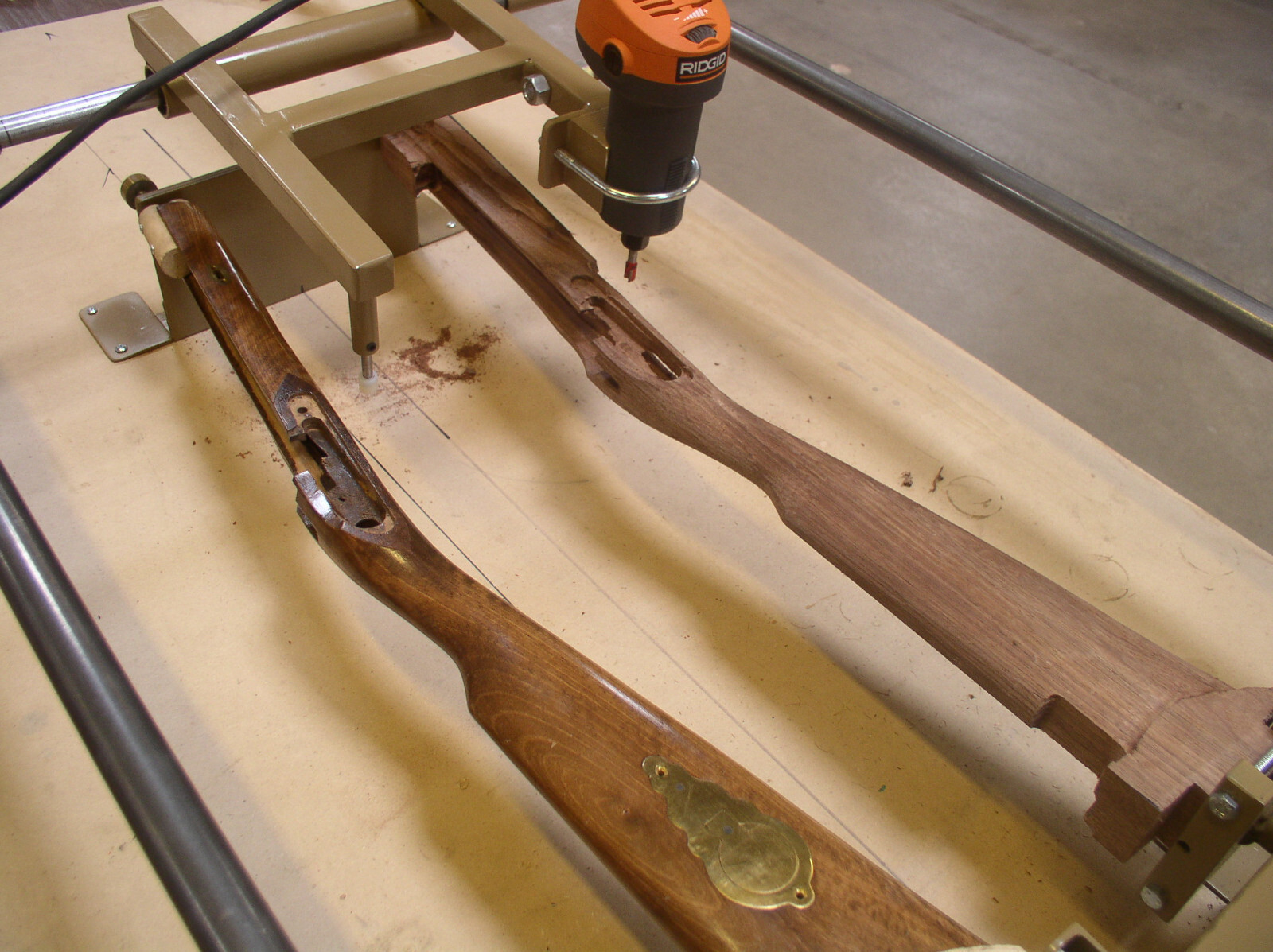 Gunstock Carving Duplicator- Creates a New Stock