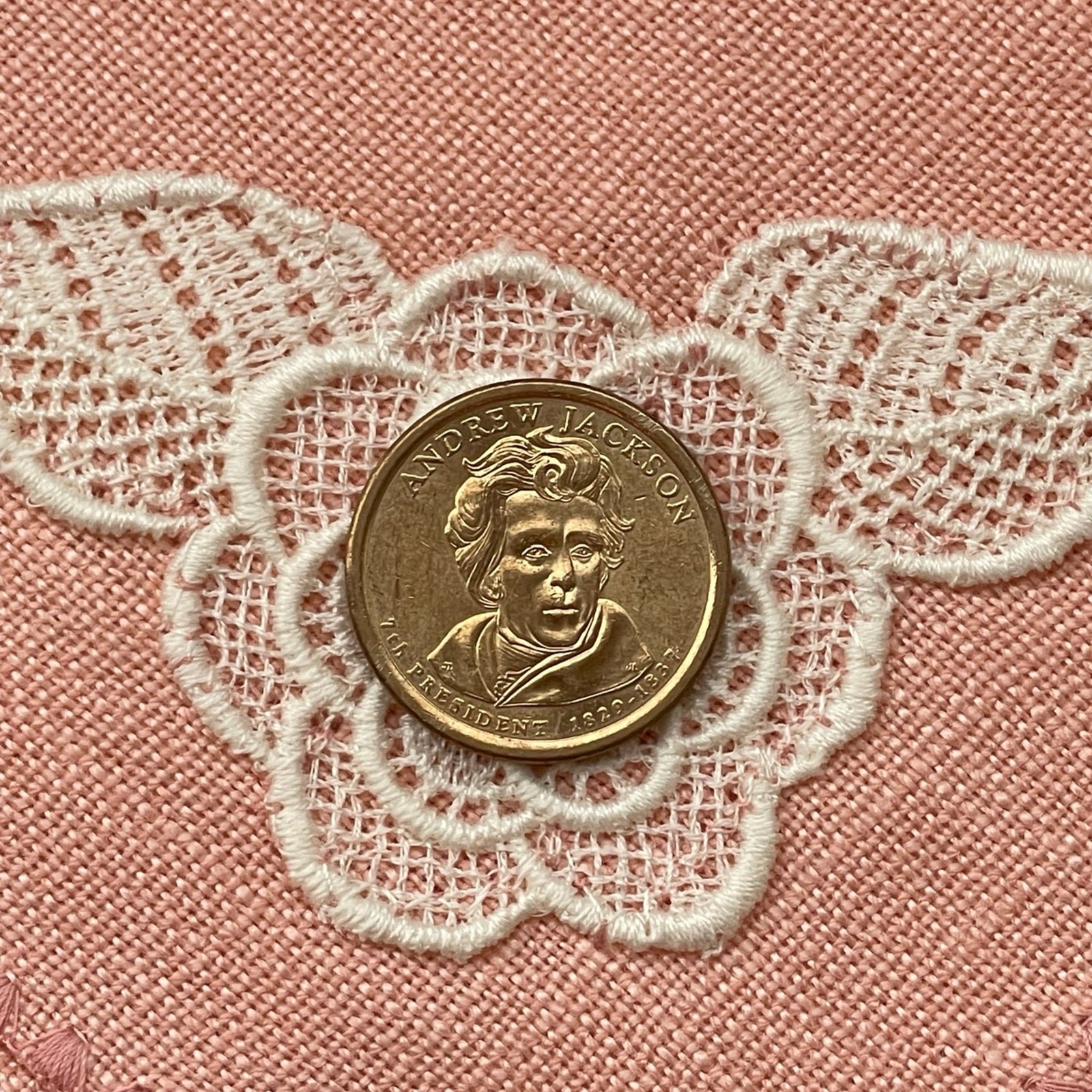 Andrew jackson dollar coin 2008 1829-1837