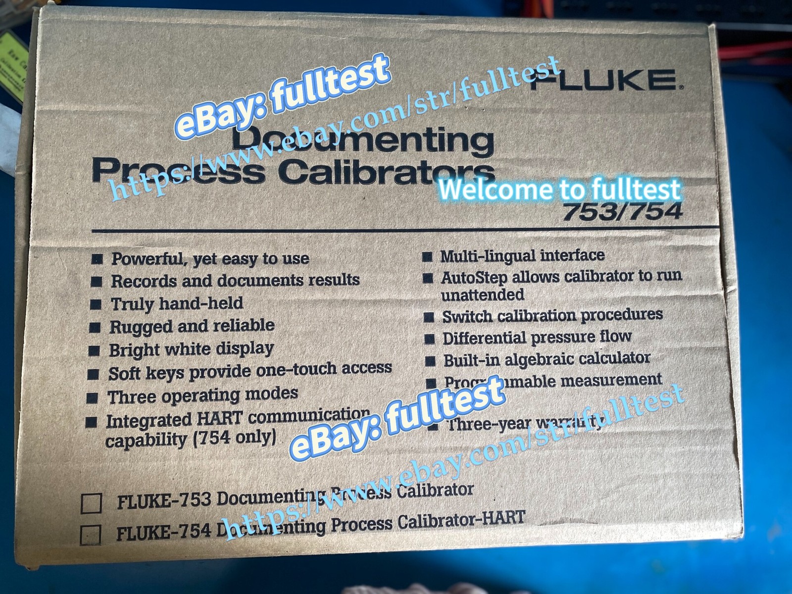 Fluke 753 multifunctional process calibrator. -fulltest