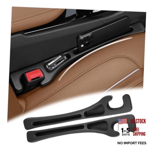 2PCS Car Seat Gap Filler Organizer,2026 Upgraded Car Seat Gap Plug with