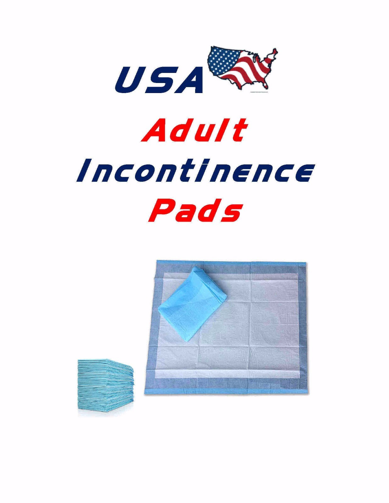 17x24" 900ct USA Adult Disposable Incontinence Mattress-Furniture Security Pads
