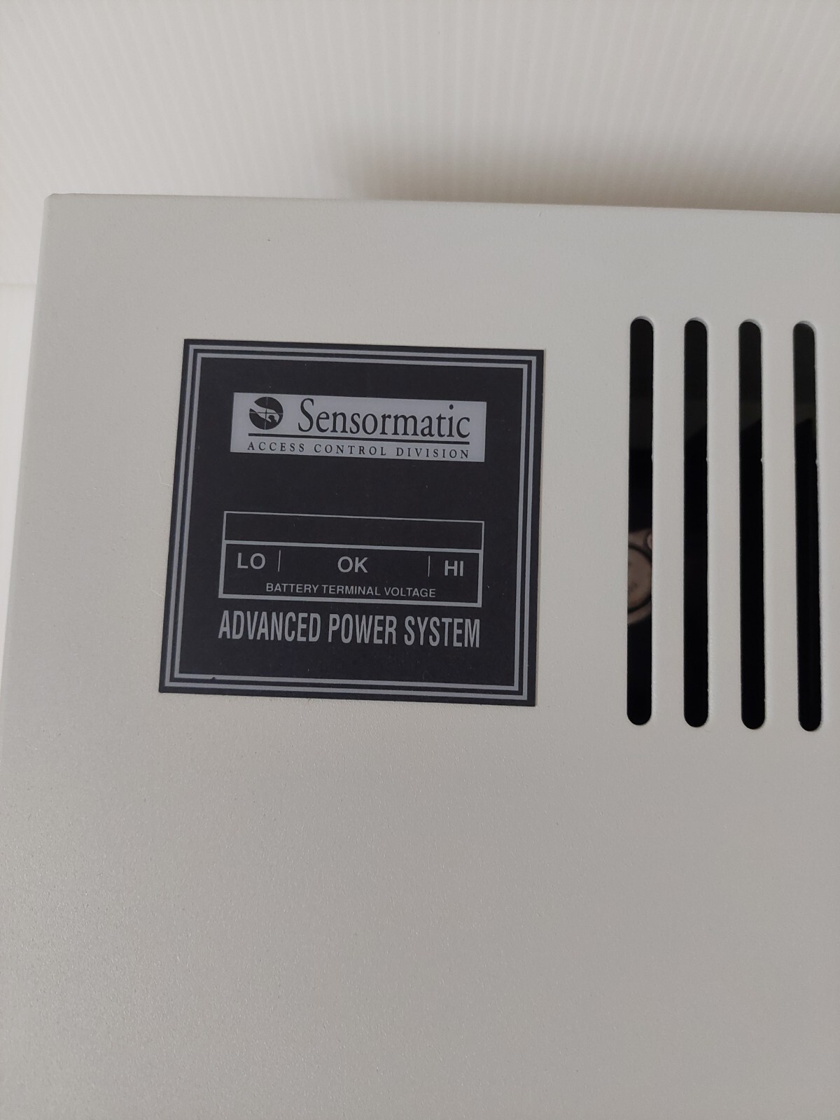 Sensormatic Access Control Advanced Power System C-Cure apS