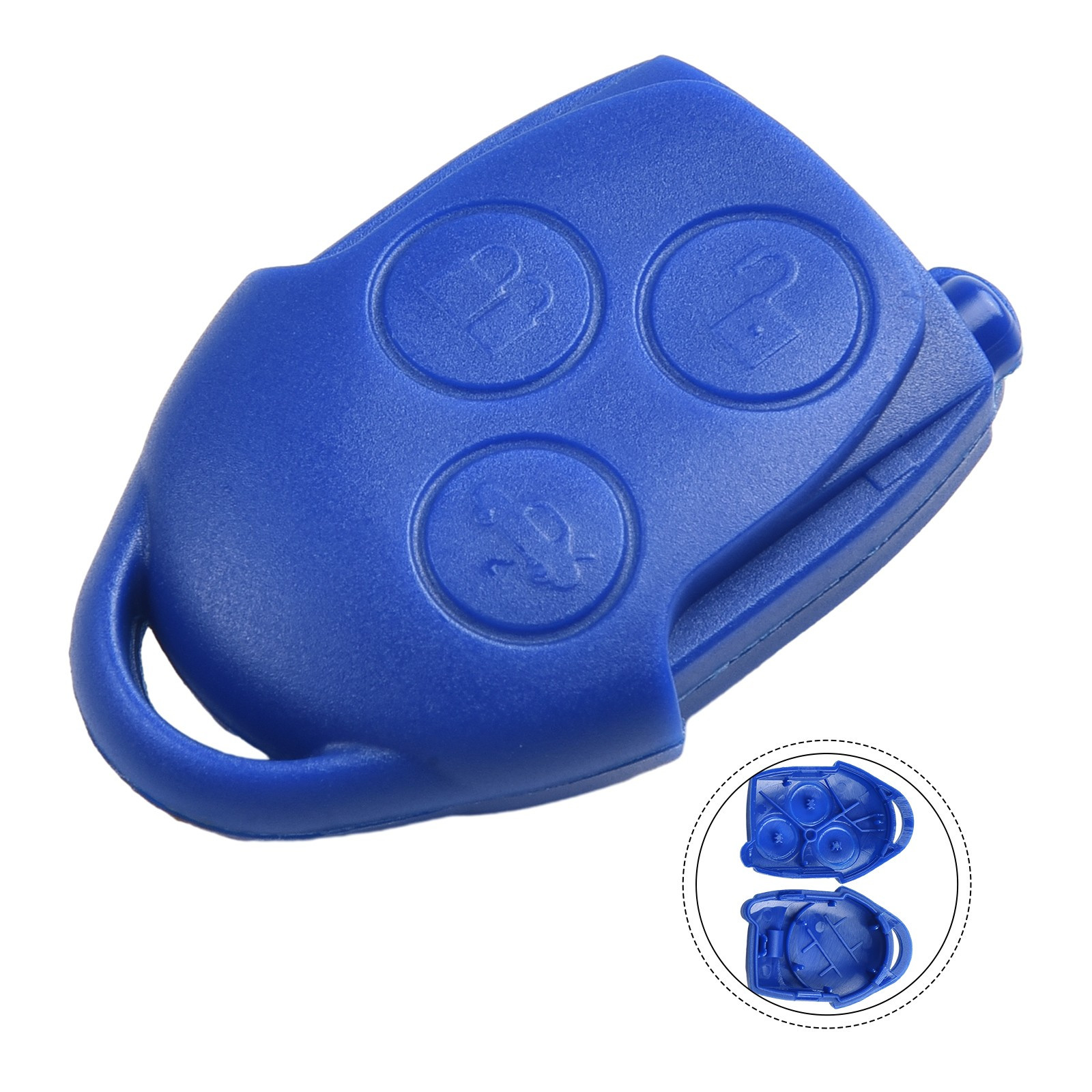 Blue Remote Control Replacement Shell KEY CASE Key Shell ABS Blue Brand New