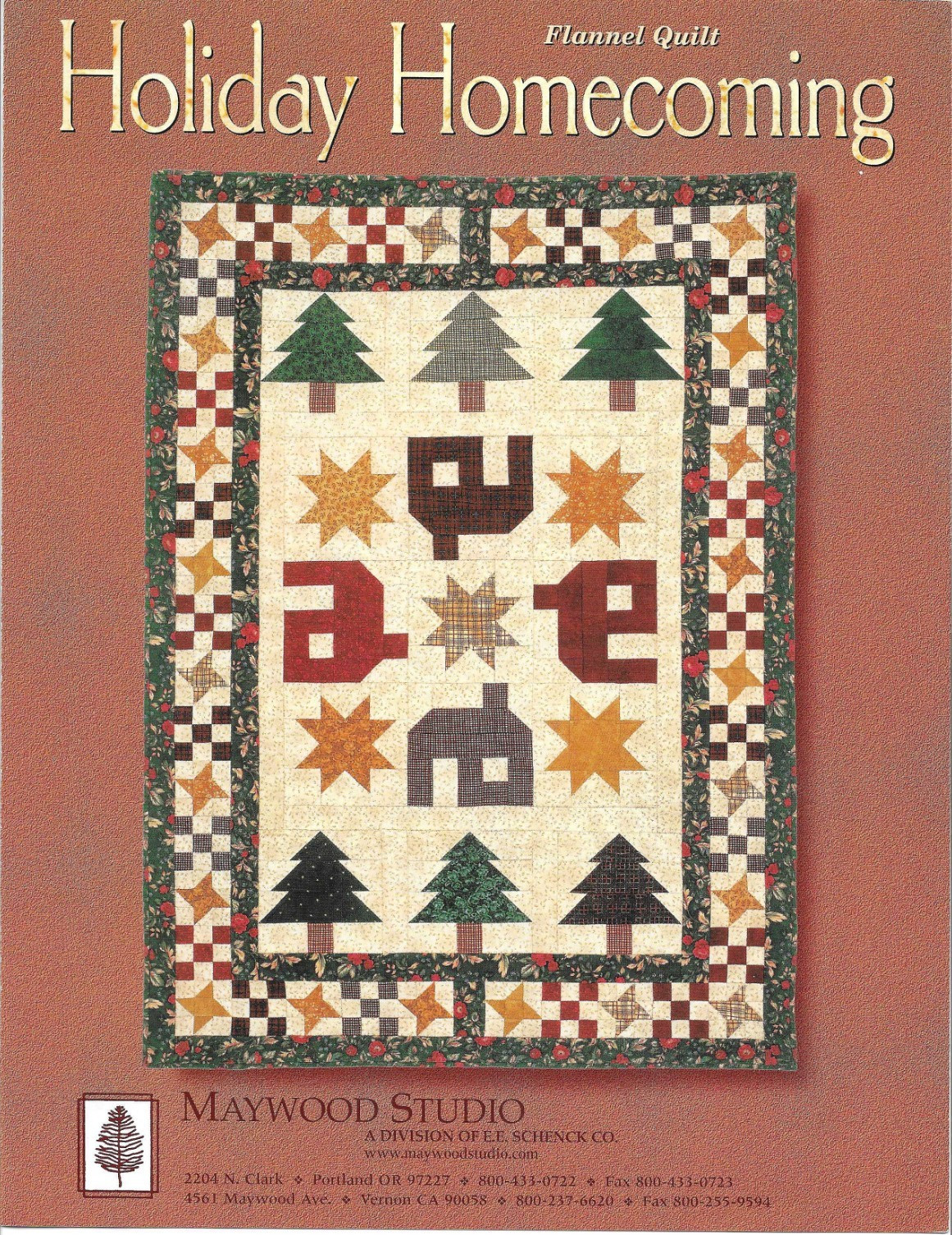 Holiday Homecoming Flannel Quilt Pattern