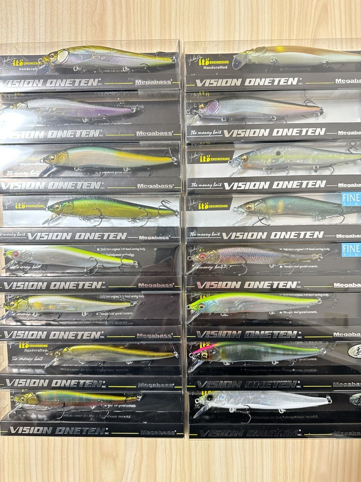 Megabass ito ENGINEERING VISION ONETEN 110 SLOW FLOATING Fishing Lure NEW