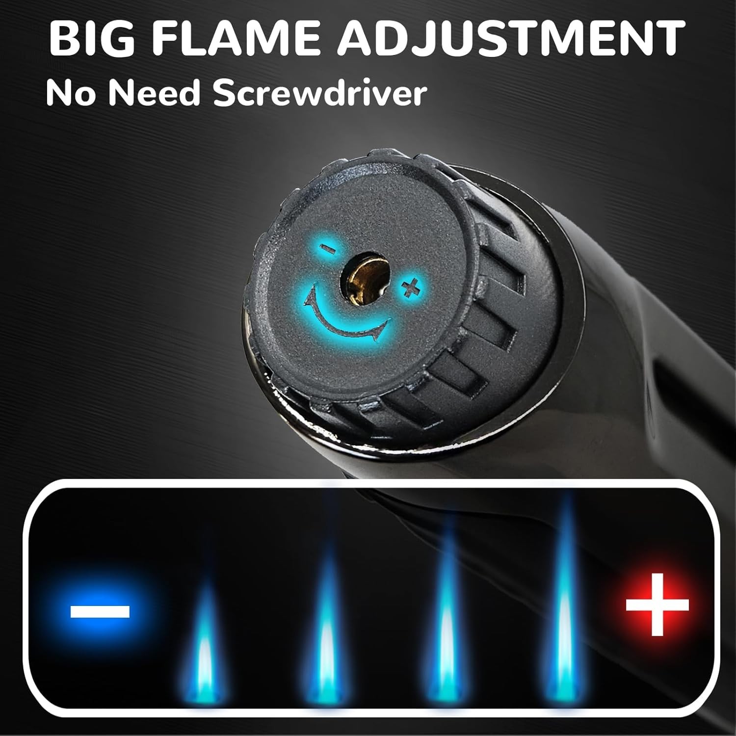 2 pcs Torch Lighter Refillable Butane Long Flexible Neck Multipurpose Black Rech
