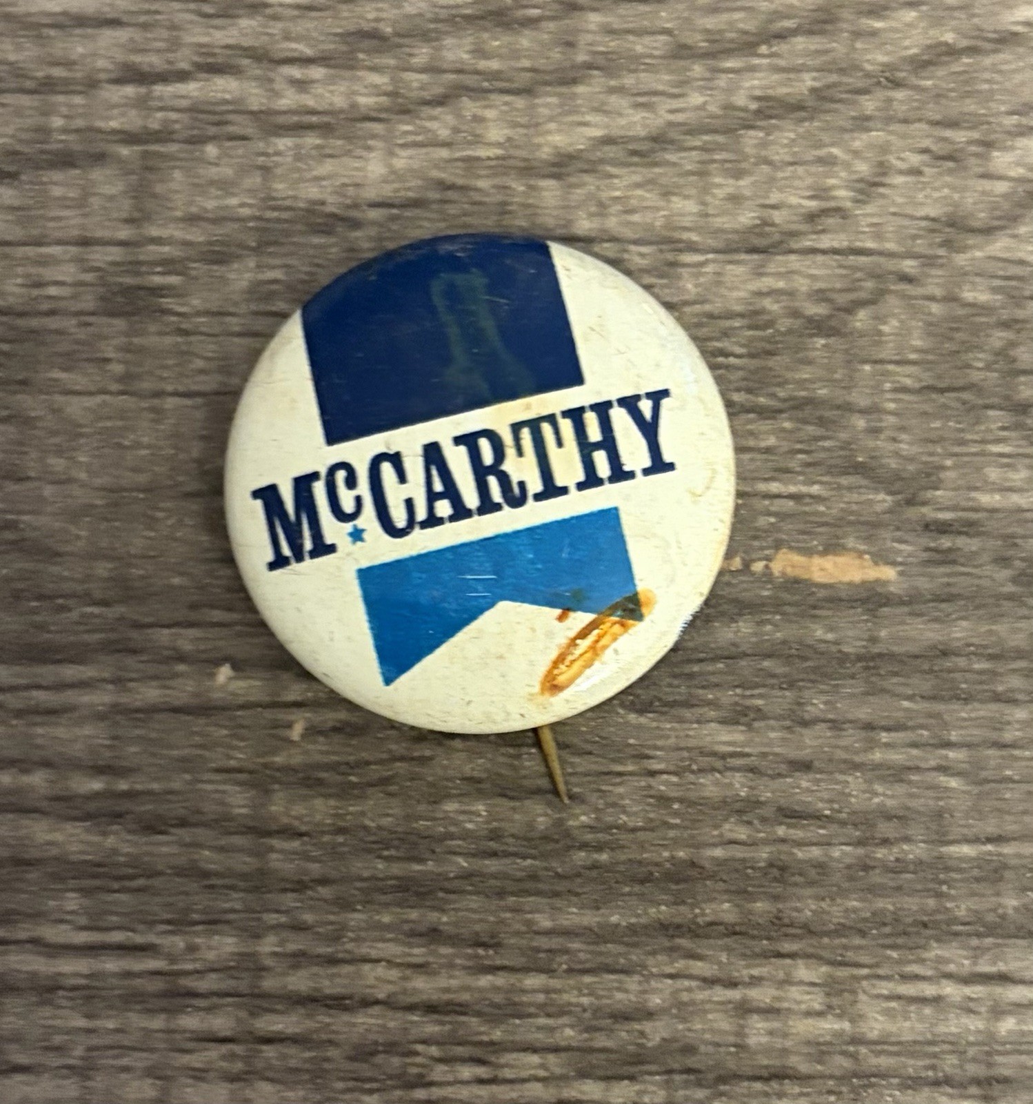 McCarthy Presidential Campaign Button Pinback