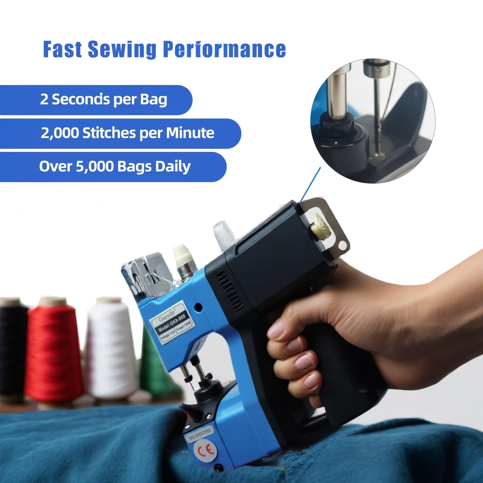 heavy-duty sewing machine, industrial sewing machine, handheld sewing machine