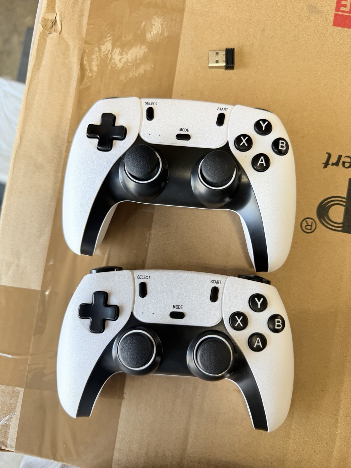 2PCS Universal Wireless Game Controllers USB Receiver for PC Android TV Box