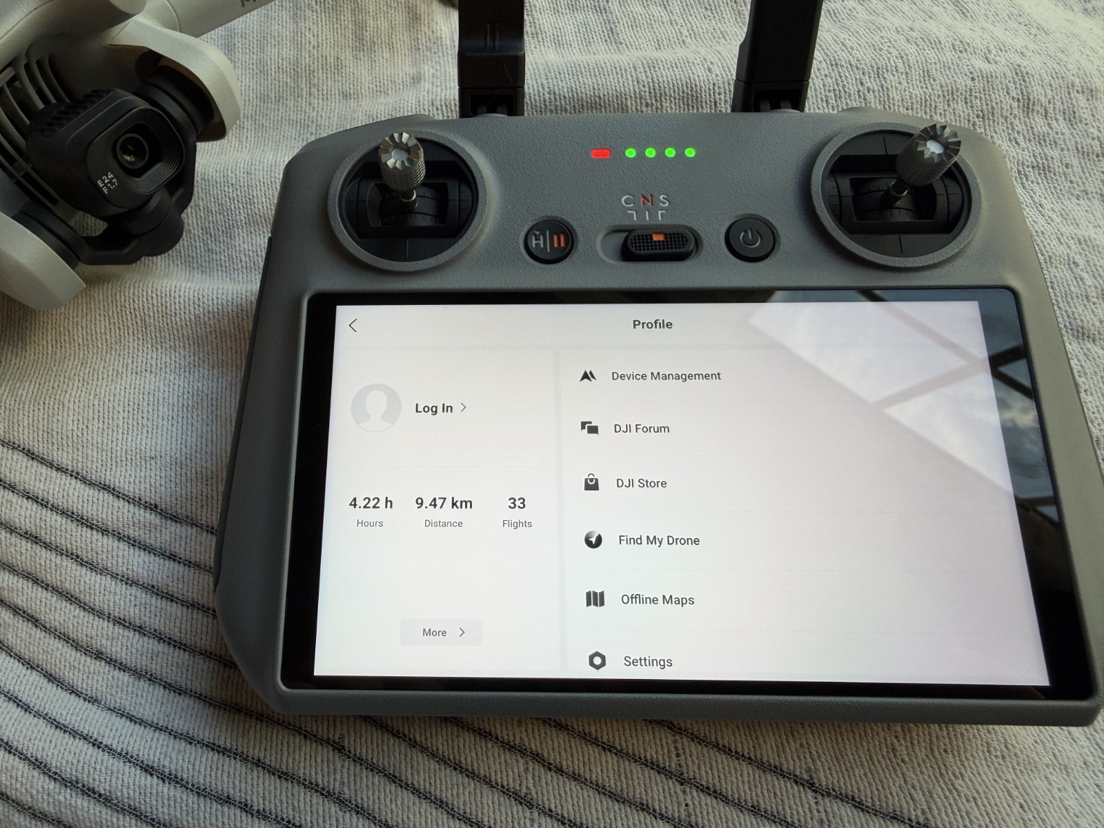 DJI Mini 4 Pro Fly More Combo Camera Drone with remote and accessories