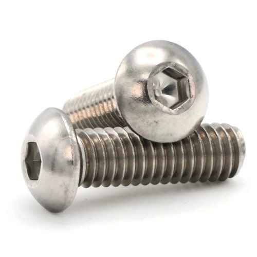 5/16-18X1-1/2  Button Socket Cap Screw 18-8 SS-Stainless Steel-25 Pack