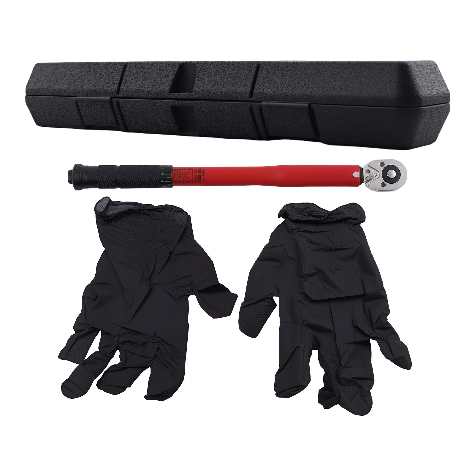 Mechanical Torque Wrench Kit 3/8" Drive 13.6-108.5 Nm with Storage Case & Gloves