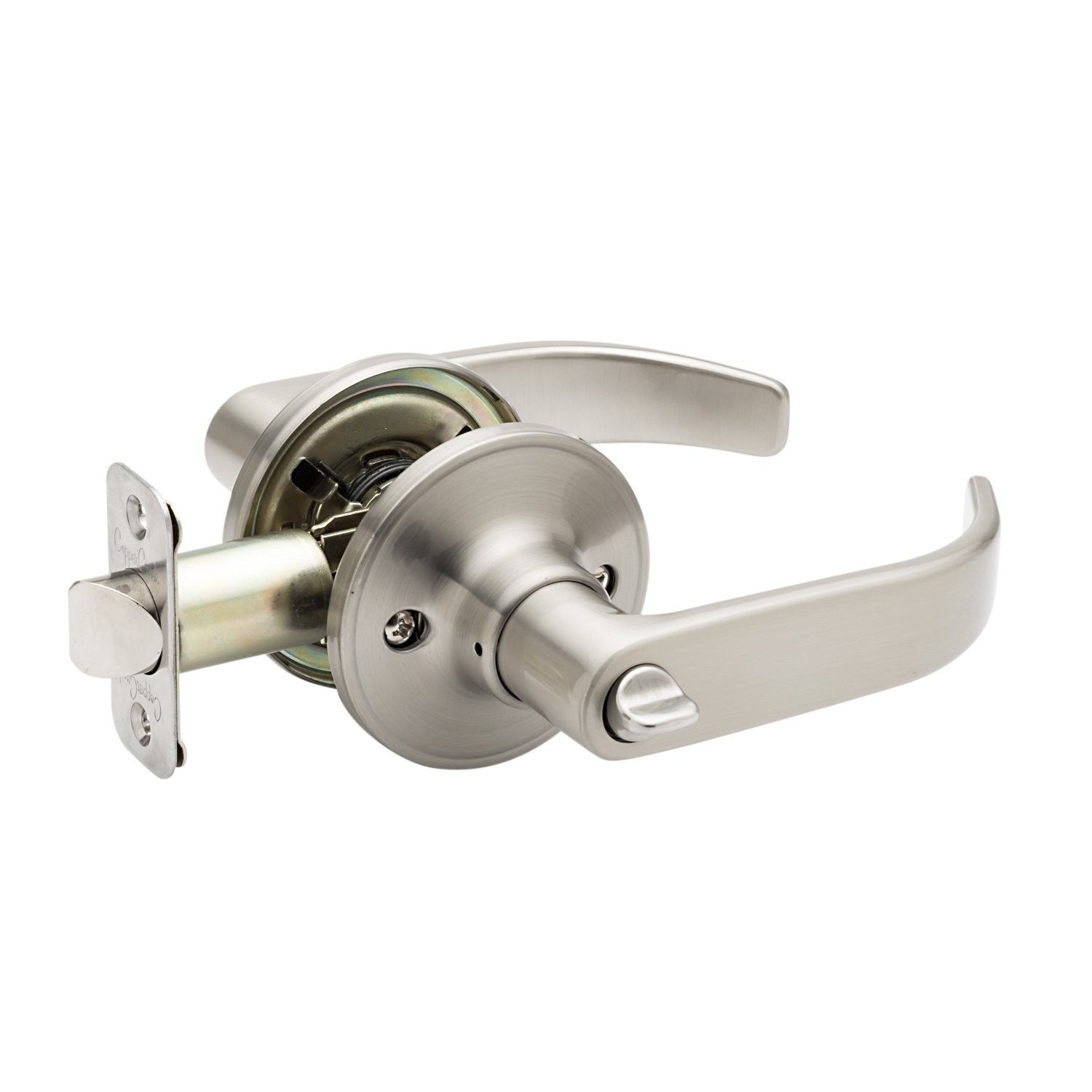 EL1230SS Erin Privacy Door Lever Satin Stainless Interior Hardware
