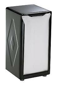 San Jamar H900BK Table Top Tall Napkin Dispenser, Black