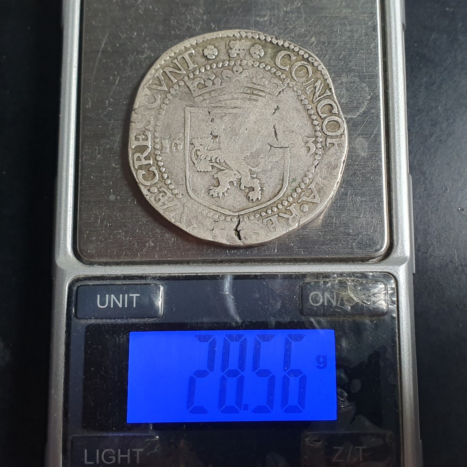Netherlands Zeeland Rijksdaalder Silver Gulden 1623 VF