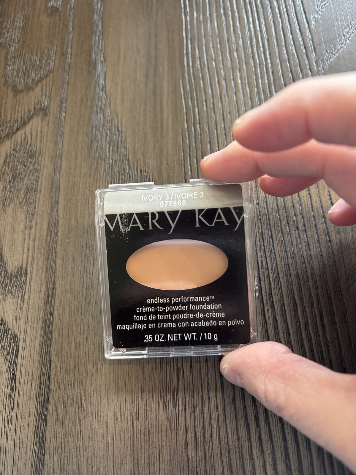 Mary Kay Endless Performance Creme To Powder Ivory 3 New 077868 Discontinued