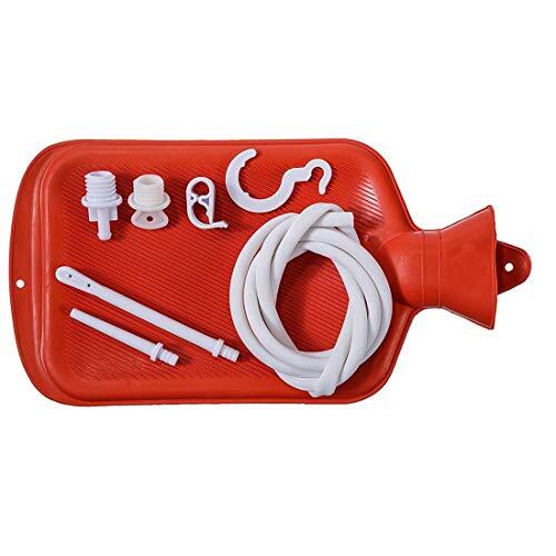 Enema Bag Kit 2 Quart Home Water & Coffee Colon Cleansing Kit BPA Free Hot-Wa...