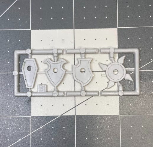 GW Vintage OLDHAMMER CHAOS SHIELD Sprue B1 1980s Undead Orcs Old World OOP BB26