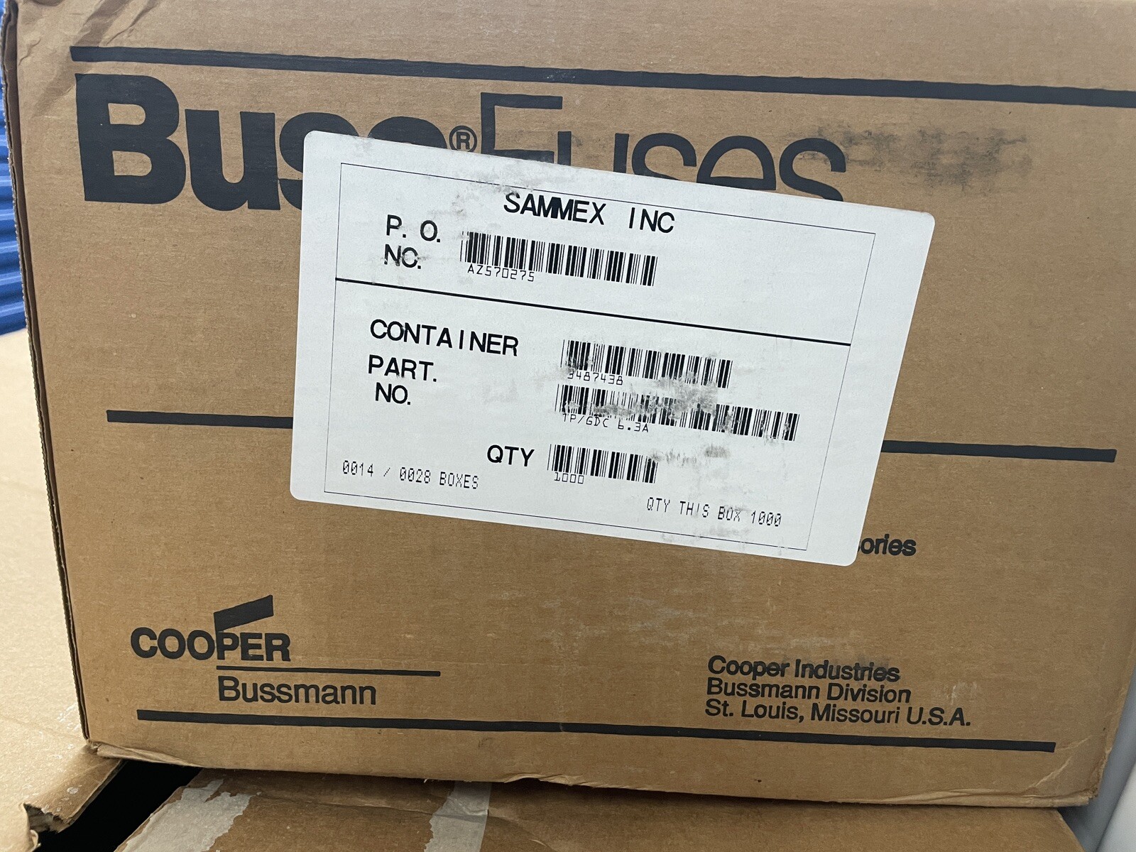 GDC-6.3A Time Delay 6.3A Slow Blow Acting (Box Of 1000 pc) Buy One Get One Free