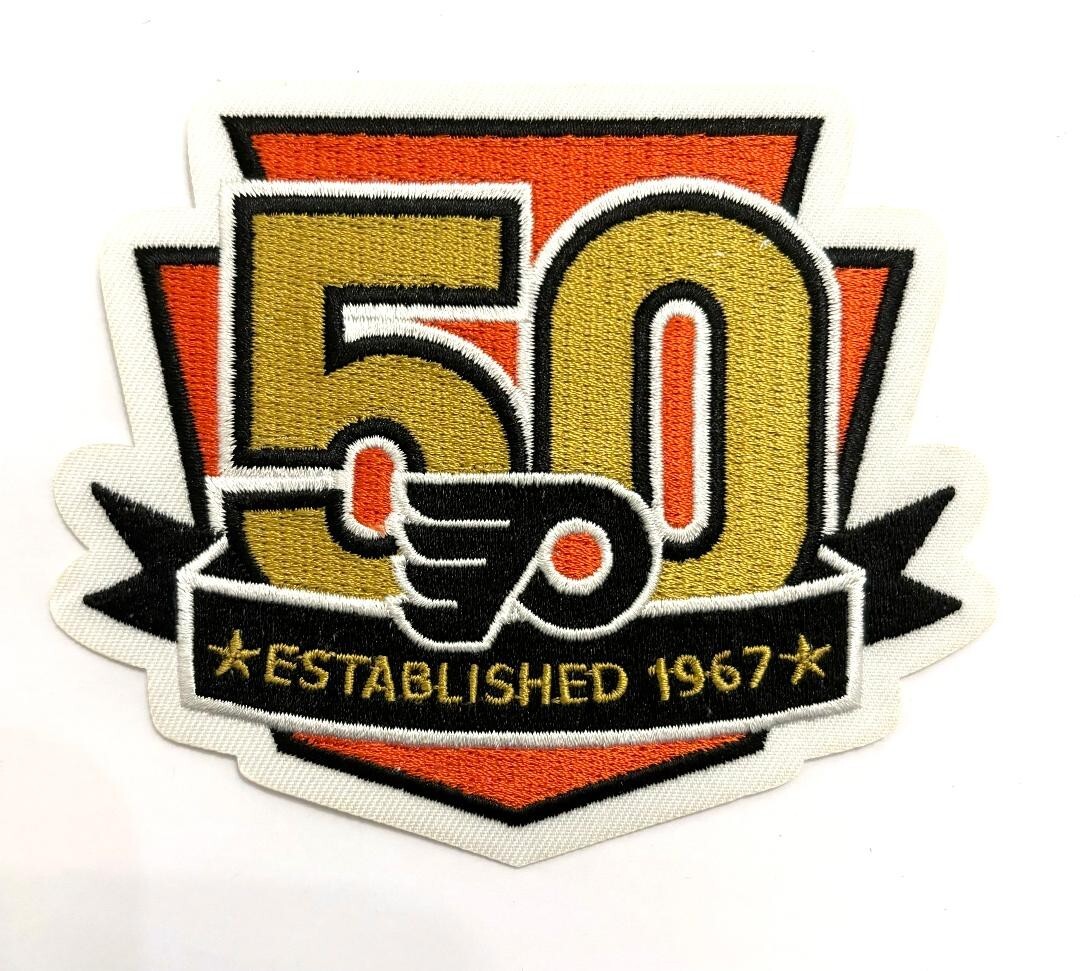 2017 NHL Philadelphia Flyers 50th Anniversary Jersey Patch
