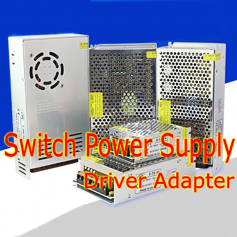 AC110/220V To DC 5V 12V 24V Switch Power Supply Driver Adapter LED Strip Light