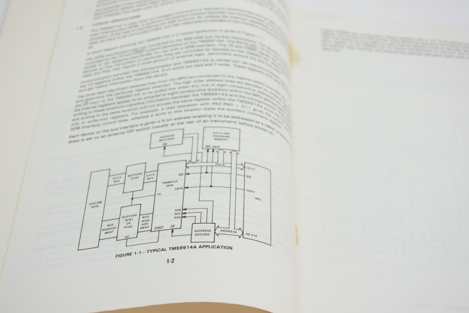 Texas Instruments 9900 TMS9914A GPIB Controller Data Manual