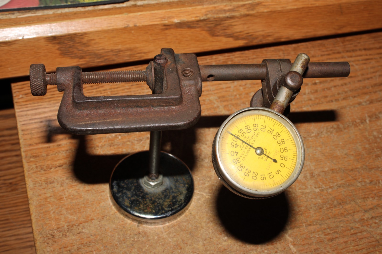 Starrett # 196-M Universal Dial Test Indicator  USA Machinist Tool AS IS