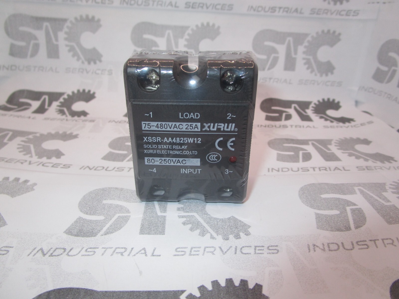 XSSR-AA4825W12 Solid State Relay 25A Load 75-480 VAC/Control 80-250VAC US STOCK