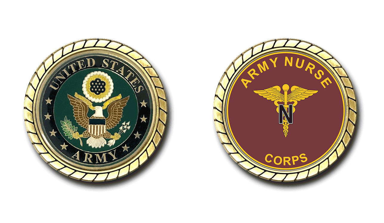 US Army Nurse Corps Challenge Coin Offically Licensed