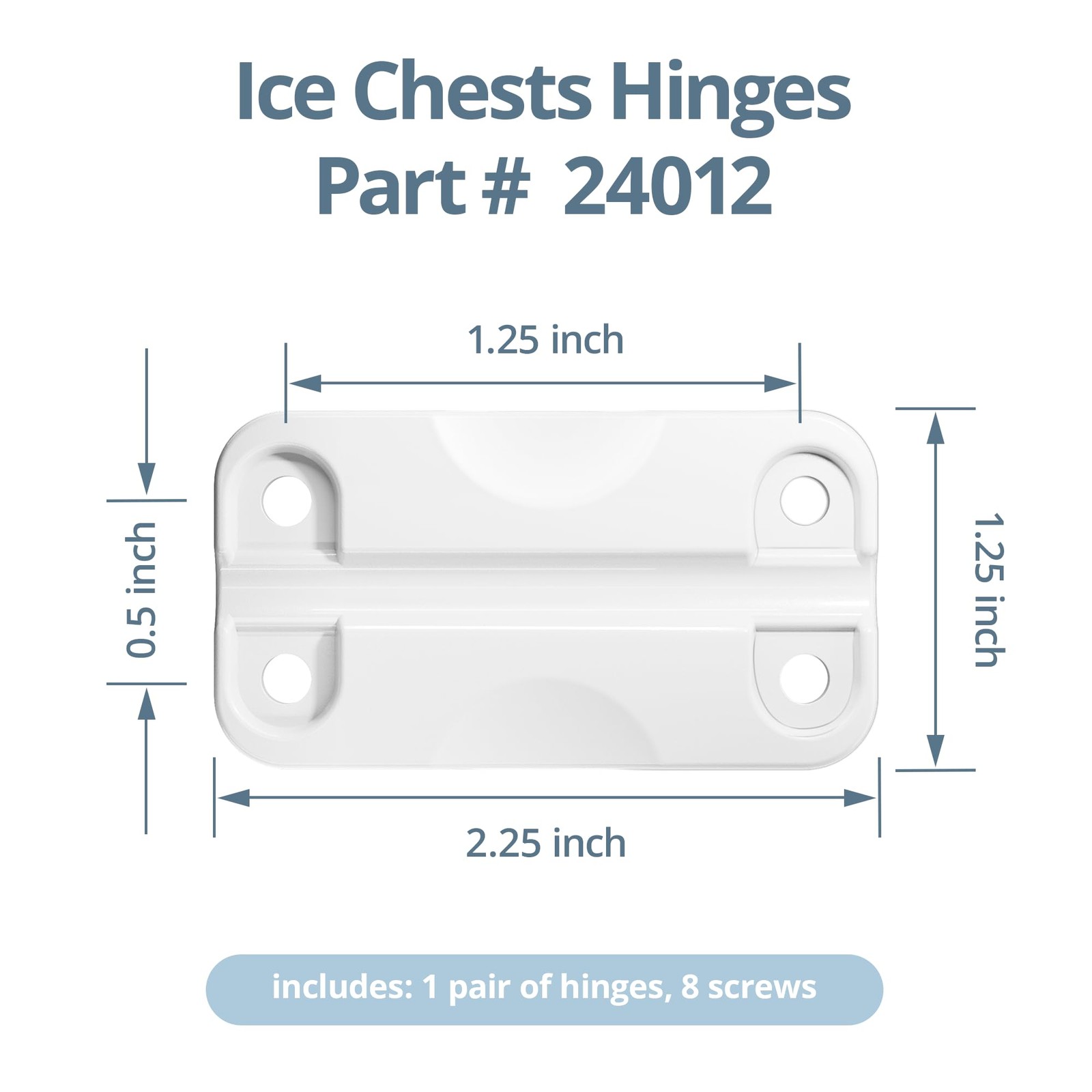 Cooler Hinges For Ice Chestscompatible With Igloo 25165 Qt Rectangularshaped Coo