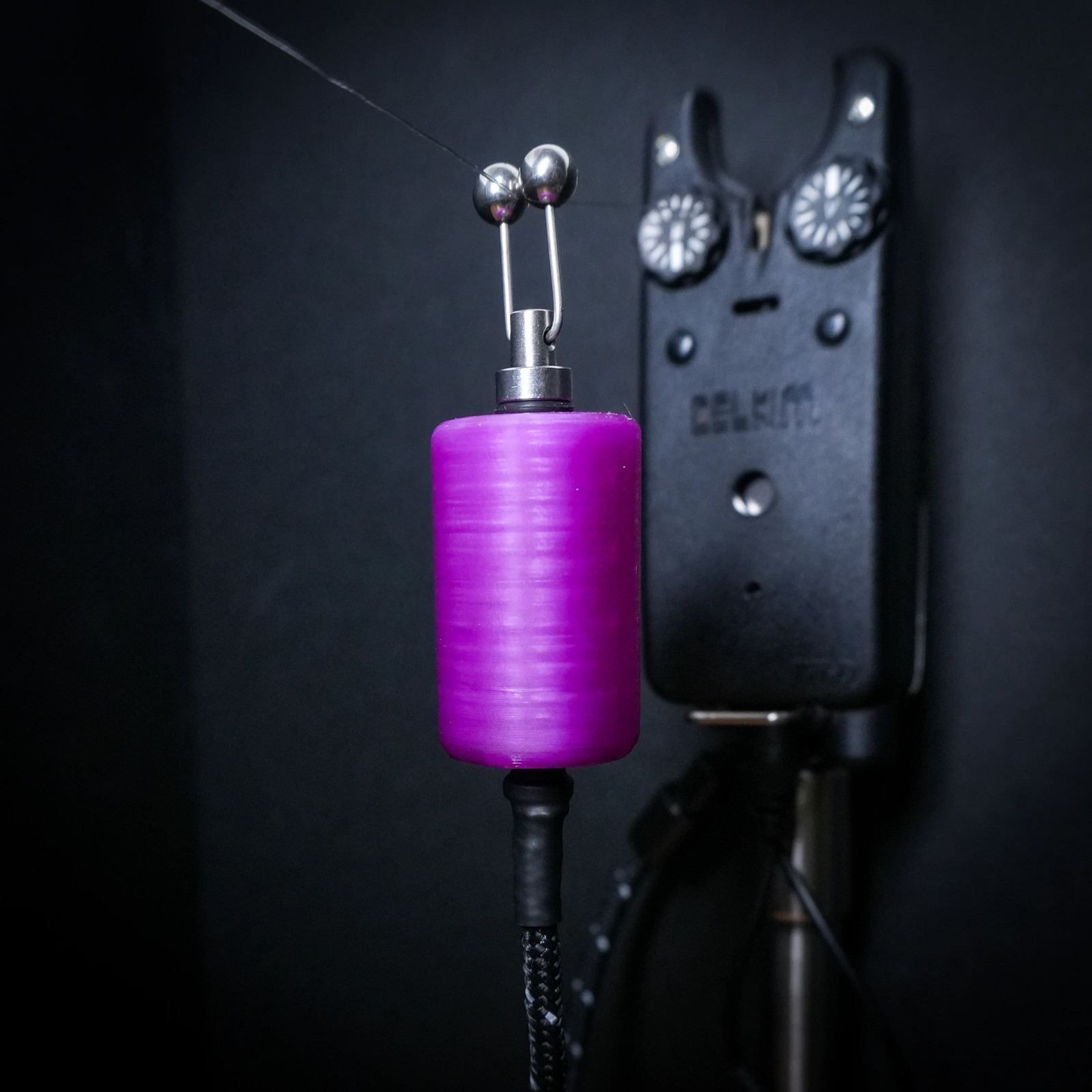 LED Powered Purple Custom Carp Fishing Bobbin