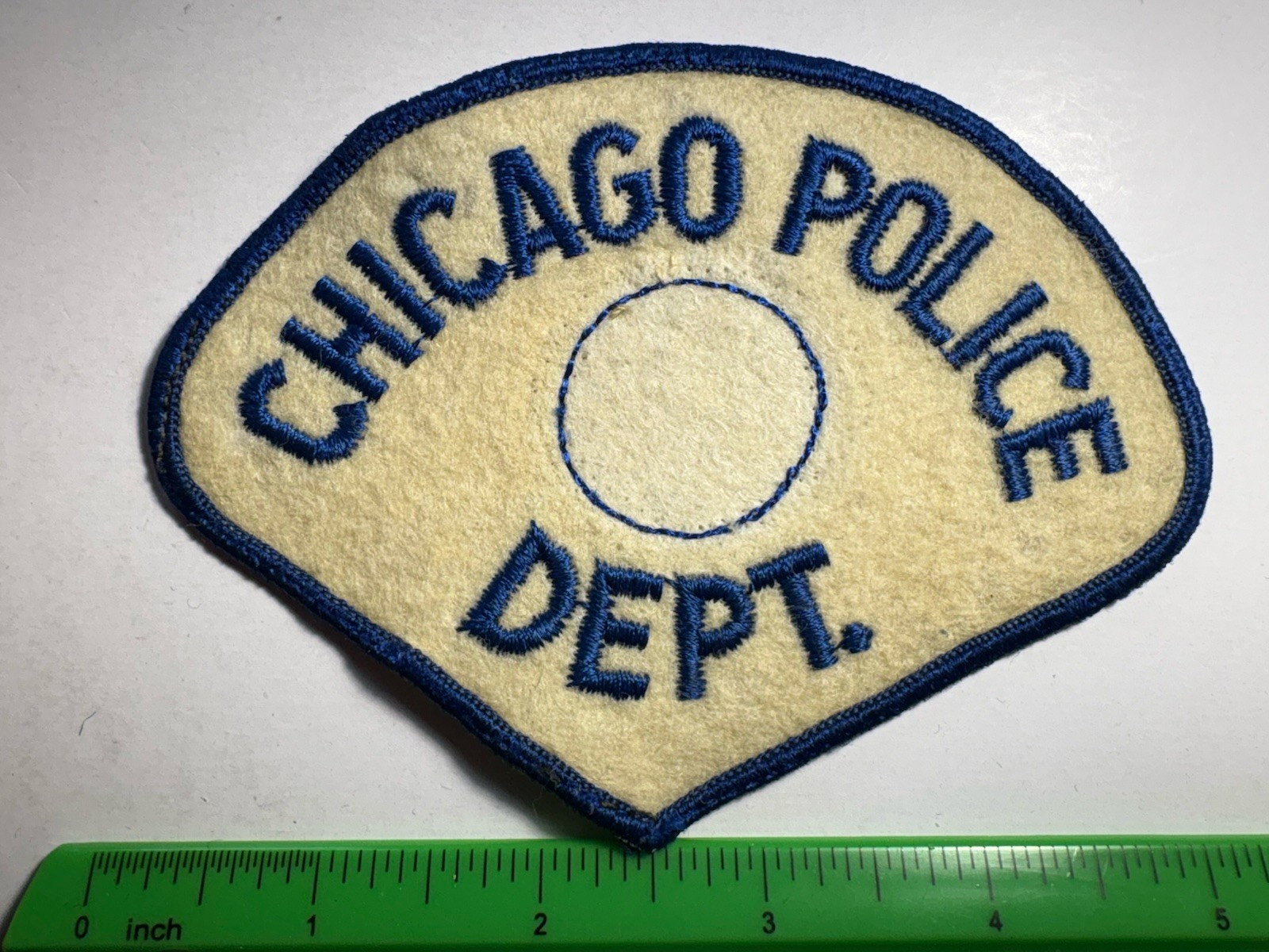 Chicago Police Patch ~ Felt / Vintage