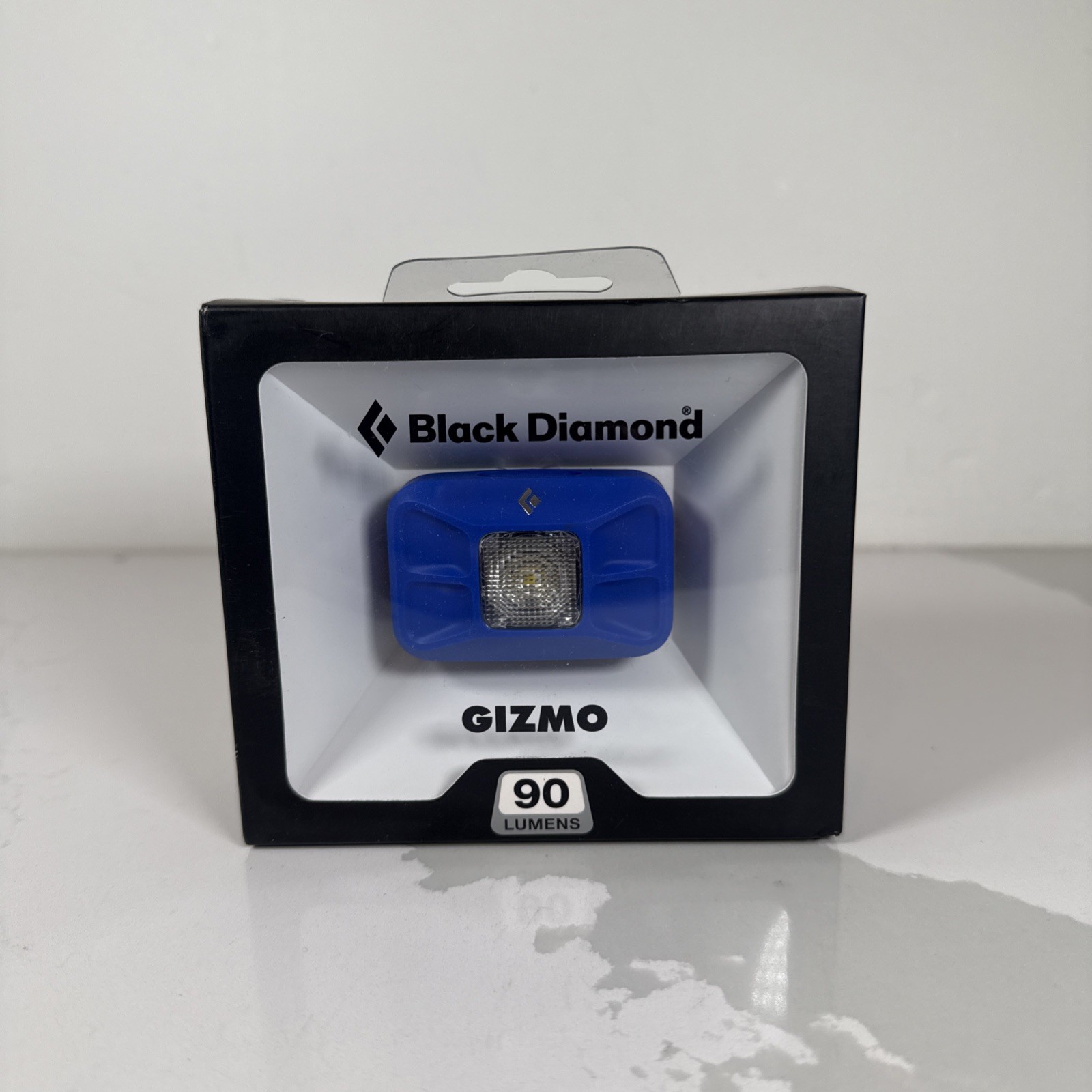 Black Diamond Gizmo 90 Lumens Brand New In Open Box Blue Head Lamp*