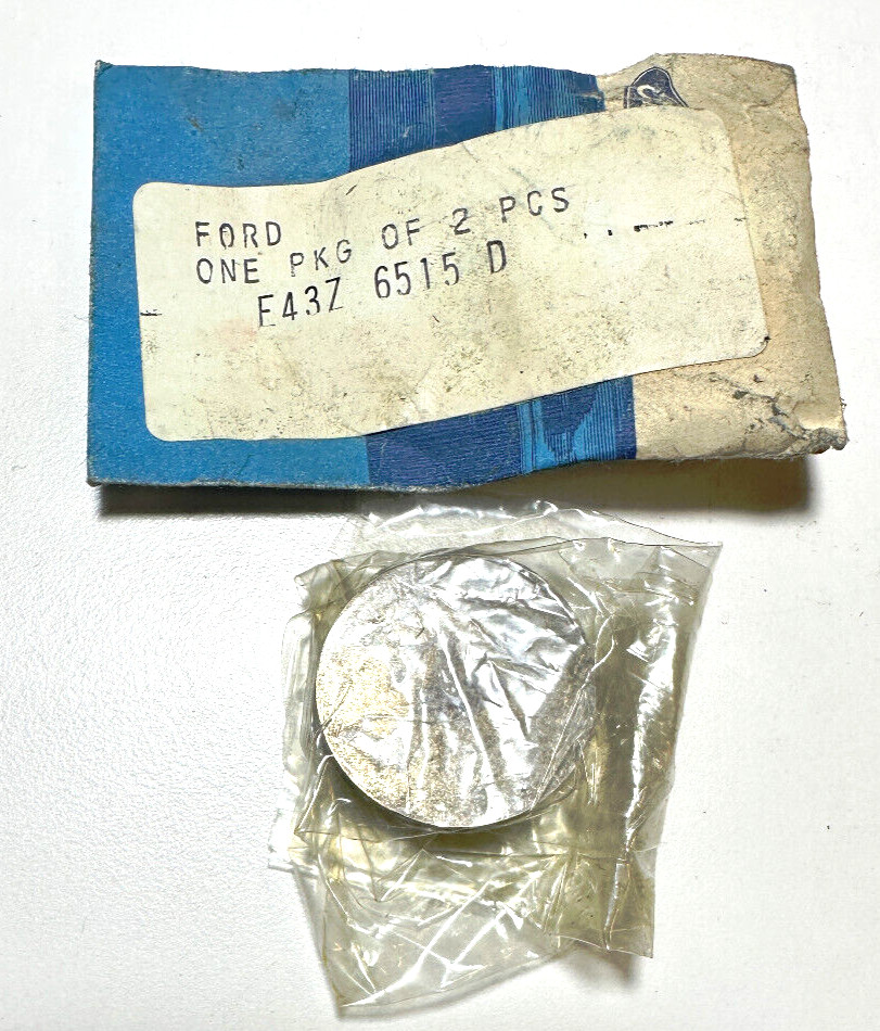 2 Genuine Ford Valve Shims NOS E43Z-6515-D
