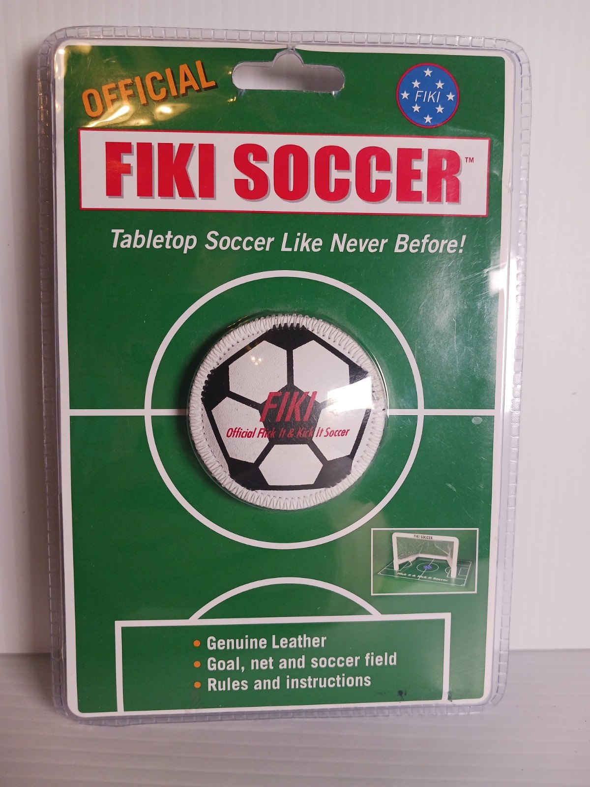 FIKI Official Tabletop Genuine Leather Futbol Soccer Sports Game NEW & SEALED