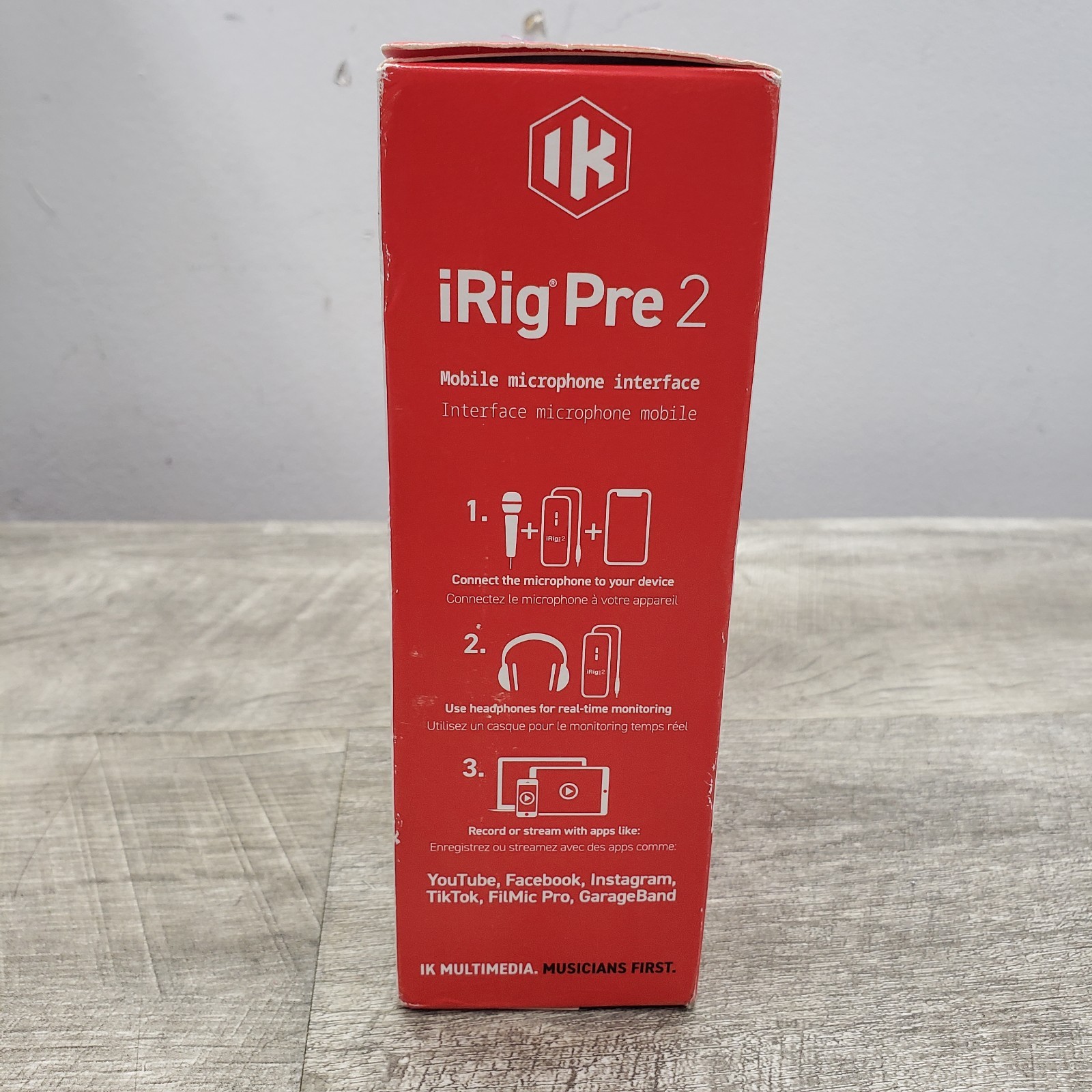 *NEW In Box* iRig Pre 2 Mobile Microphone Interface – iOS Android DSLR