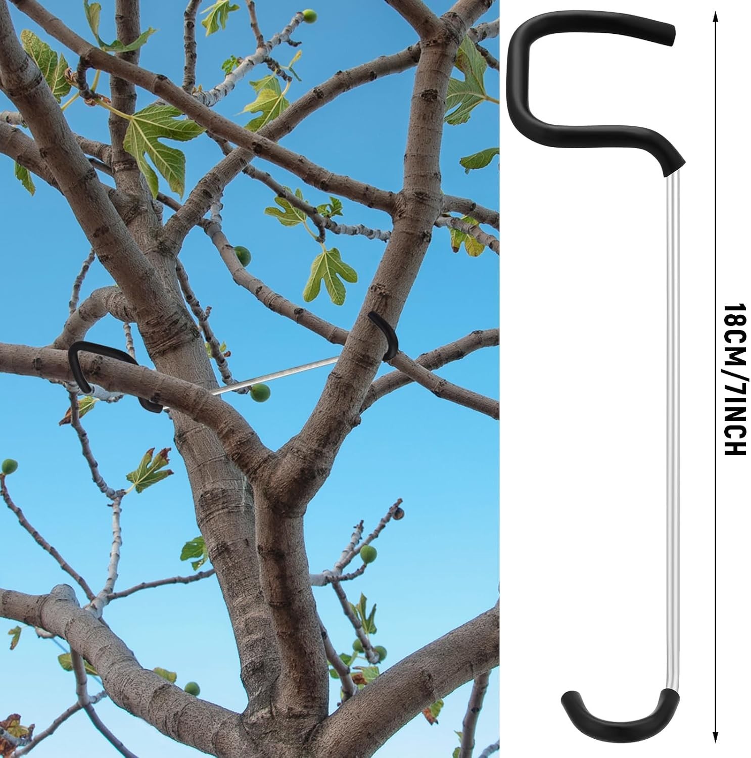 Reusable 7-Inch Branch Spreader for Fruit Trees - Easy Installation & Protection