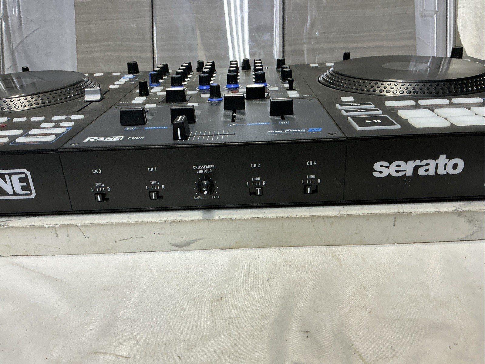 RANE FOUR Professional Serato DJ Pro 4-Channel Stems USB Controller Mixer Tested