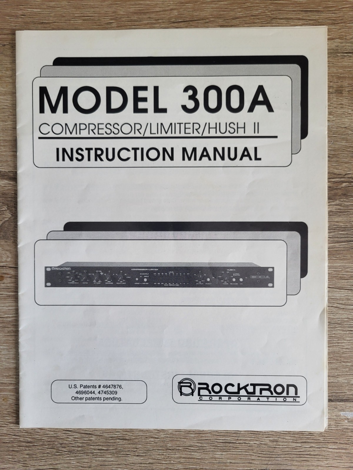 Vintage Rocktron 300A Compressor/Limiter Hush II Dynamic Processor