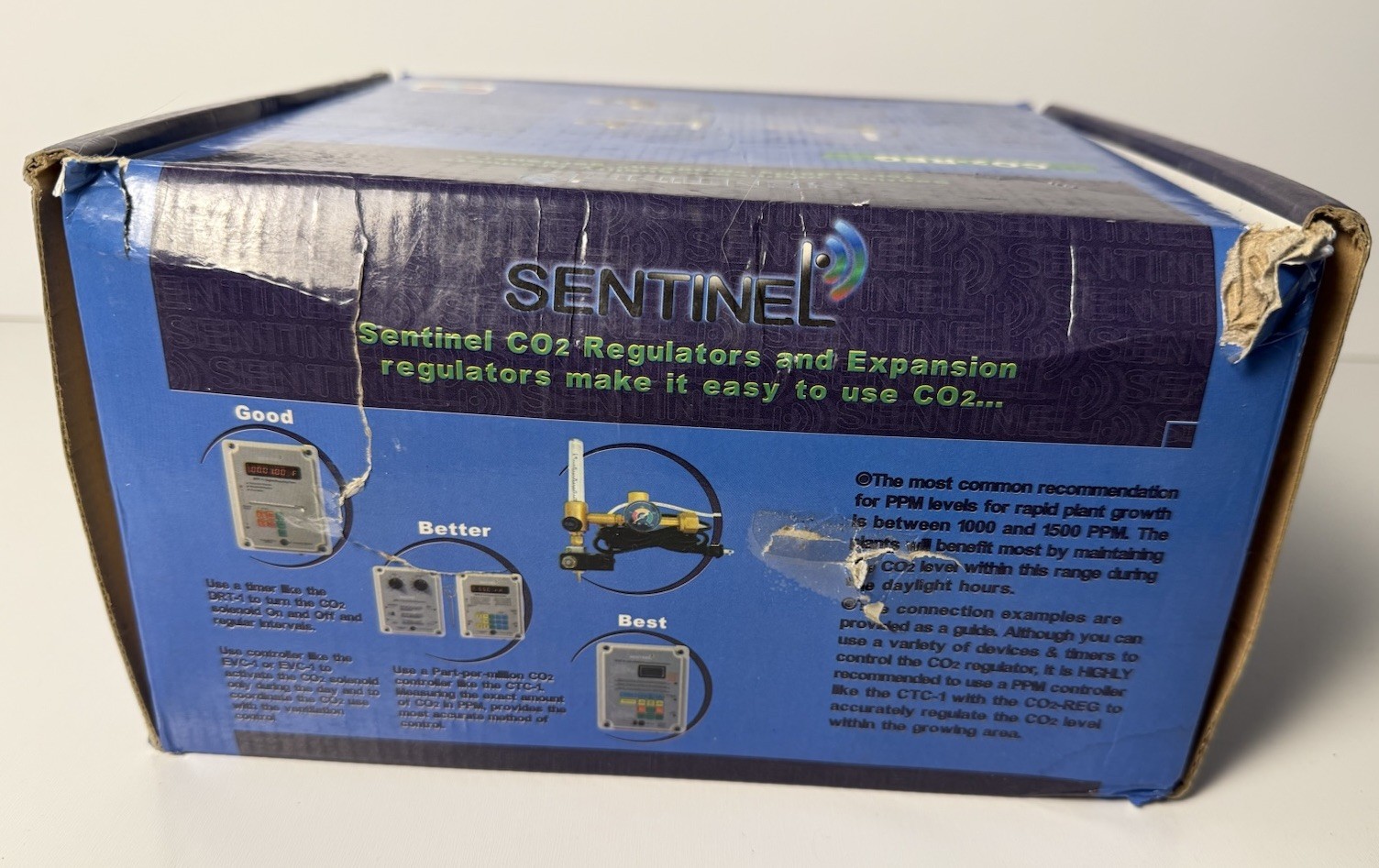 Sentinel CO2-REG Regulator System Original Box Used Tested Working