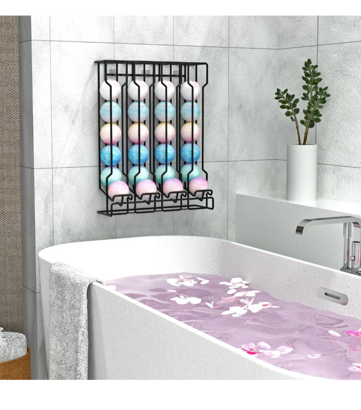 Bathroom Bath Bomb Organizer and Storage