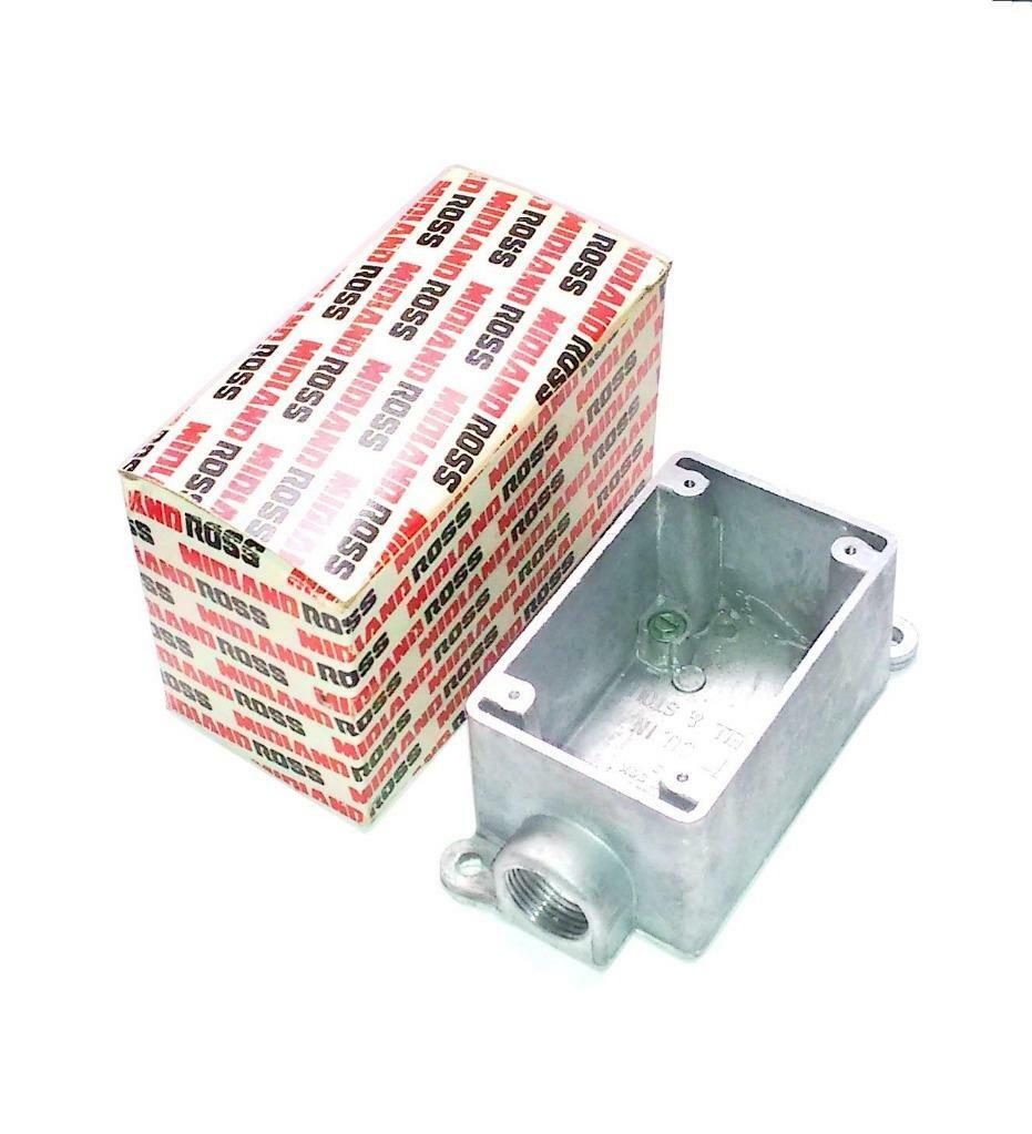 New Midland Ross Russell & Stoll  FSLS-62  F30291 Rigid Aluminum Conduit Box 3/4
